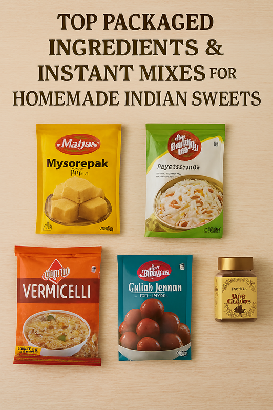 ✨ Essential Ingredients for Deepavali Sweets